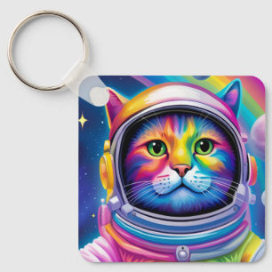 Astro-cat Keychain 