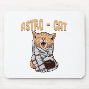 Astro Cat Mouse Mat