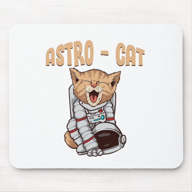 Astro Cat Mouse Mat (Front)