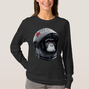 Astro Chimp Astronaut Space Galaxy Helmet Monkey C T-Shirt