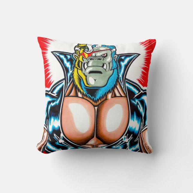 Astro Creeps™: Garganta™ Cushion (Front)