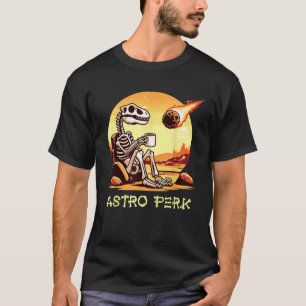 Astro Perk Dinosaur Meteor Coffee Vintage Extincti T-Shirt