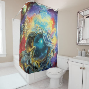 Astro Physics Shower Curtain