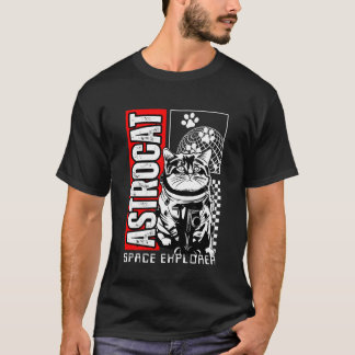 Astrocat, Space cat, Astronaut cat, Humourous cat, T-Shirt