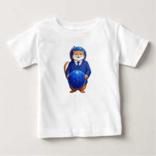AstroCat: The Cosmic Explorer Baby T-Shirt