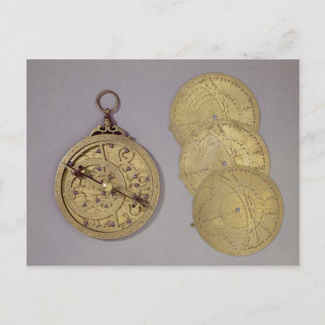 Astrolabe, 1216 postcard (Front)