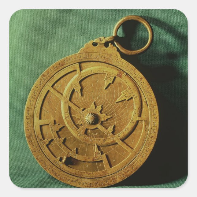 Astrolabe (copper) square sticker (Front)