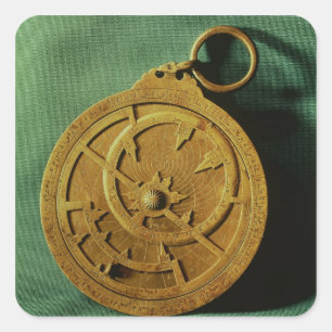 Astrolabe (copper) square sticker