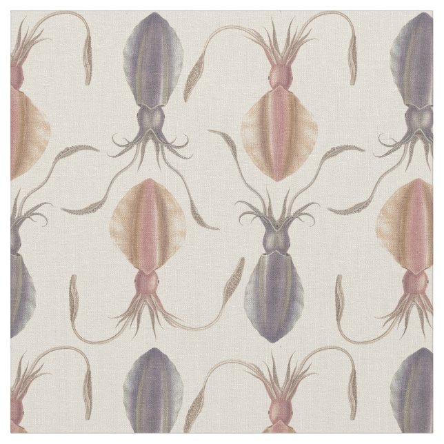 Astrolabe Molluscs (purple) Fabric (Close Up)