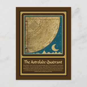 Astrolabe Quadrant postcard