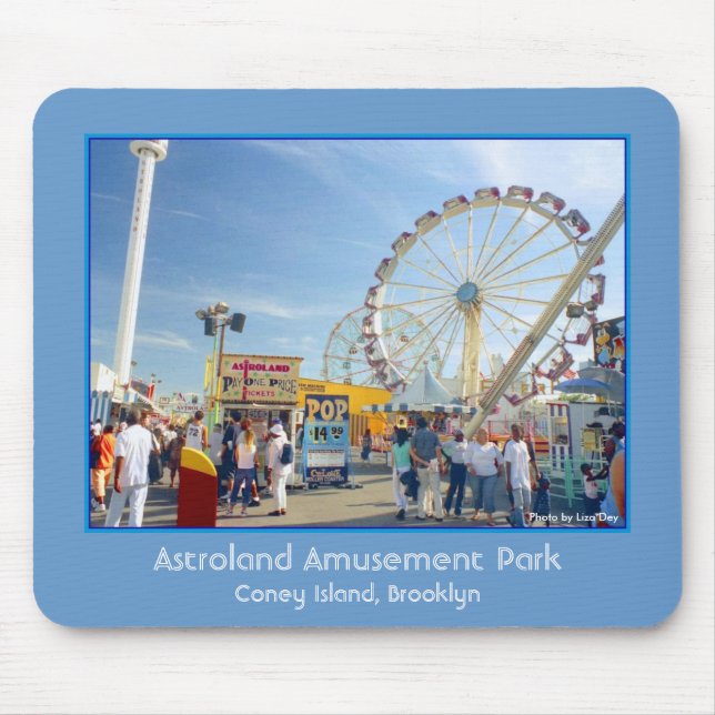 Astroland Amusement Park Mousepad (Front)