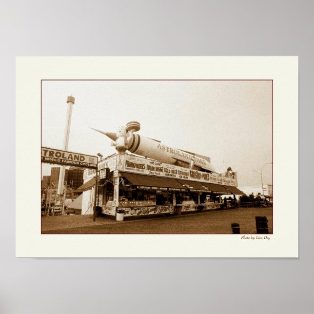 Astroland Food Stand Poster (Front)