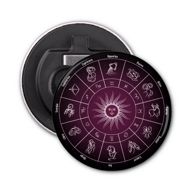 astrological circle bottle opener (Front)