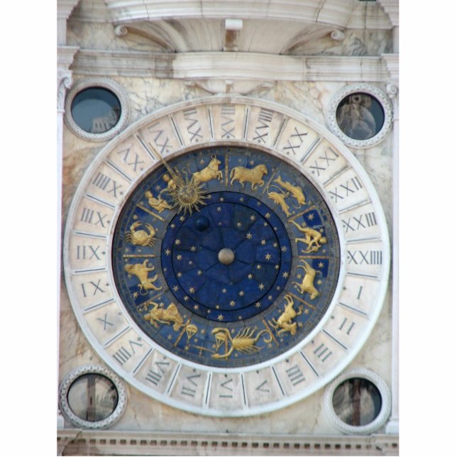 Astrological Clock,  Piazza San Marco, Venice Photo Sculpture Decoration (Front)