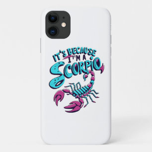 Astrological Scorpio Vibes Vintage Zodiac Sign iPhone 11 Case