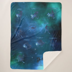 Astrological Sherpa Blanket