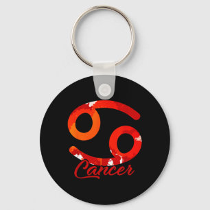 Astrological Sign Symbol Zodiac Sign Cancer Key Ring