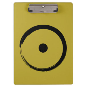 Astrological Sun Sign - Buddhism Zen Circle 1 Clipboard