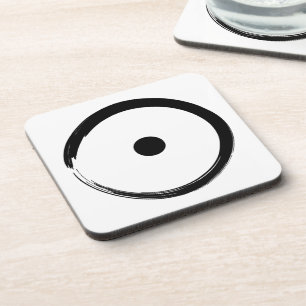 Astrological Sun Sign - Buddhism Zen Circle 1 Coaster