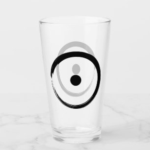 Astrological Sun Sign - Buddhism Zen Circle 1 Glass