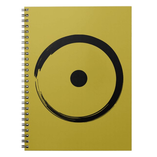 Astrological Sun Sign - Buddhism Zen Circle 1 Notebook (Front)