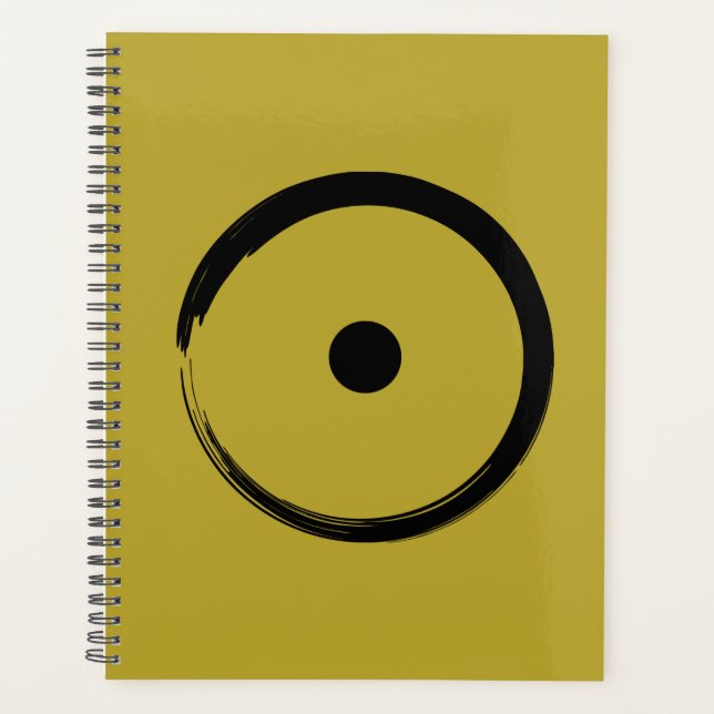 Astrological Sun Sign - Buddhism Zen Circle 1 Planner (Front)