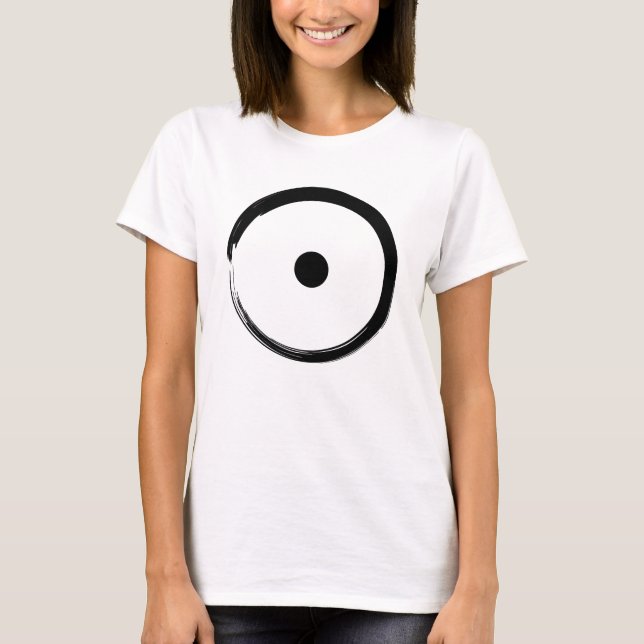Astrological Sun Sign - Buddhism Zen Circle 1 T-Shirt (Front)