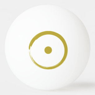 Astrological Sun Sign - Buddhism Zen Circle 3 Ping Pong Ball