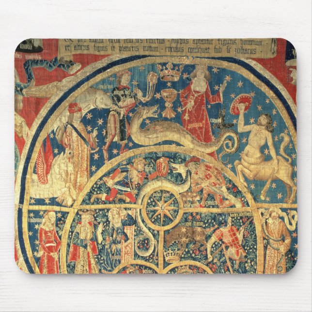 Astrological tapestry mouse mat (Front)