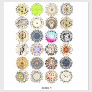 astrological zodiac charts celestial art collage