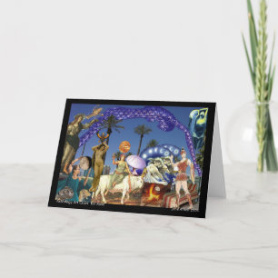 astrology art chart  card