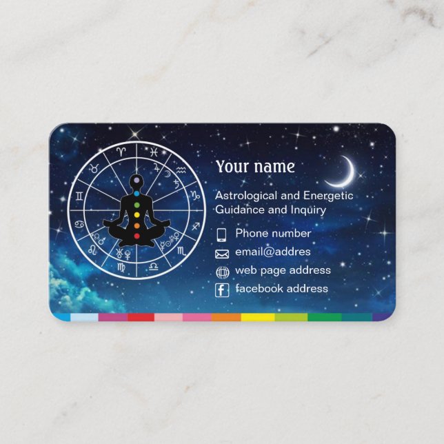 Astrology Business card (Front)