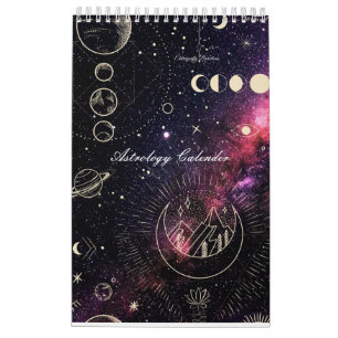 Astrology Calender with planets  Calendar