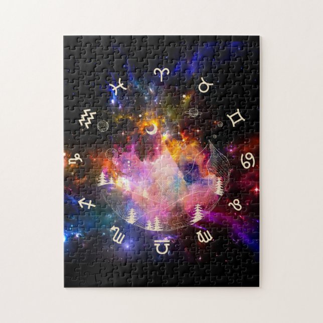 Astrology in the Universe Jigsaw Puzzle (Vertical)