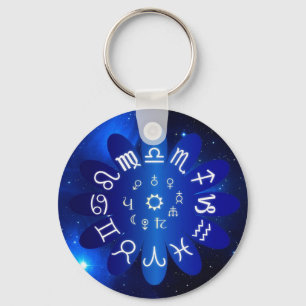 Astrology Key Ring