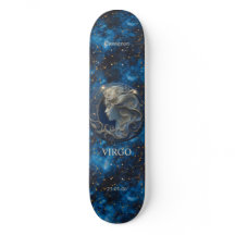Astrology Personalised Virgo Zodiac Skateboard