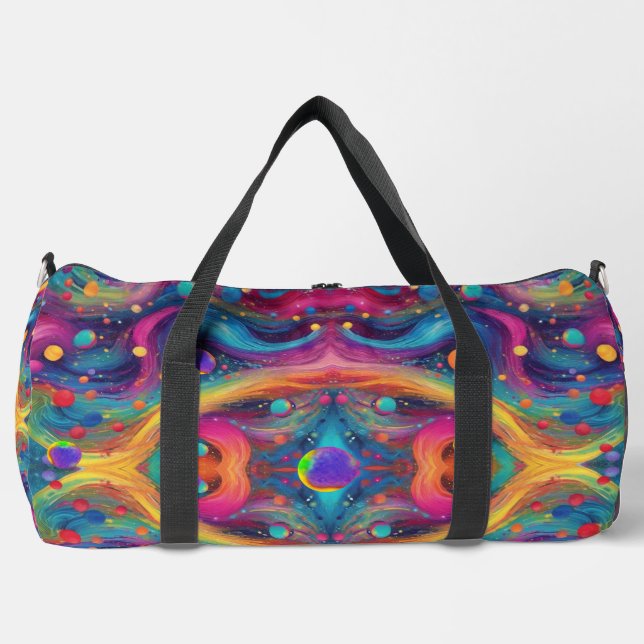 Astrology planet space galaxy universe  duffle bag (Front)