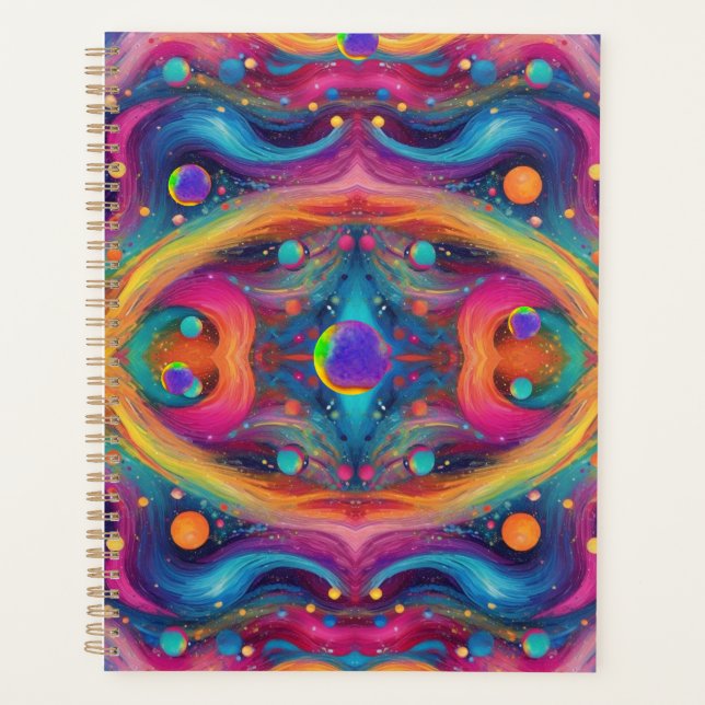 Astrology planet space galaxy universe  planner (Front)