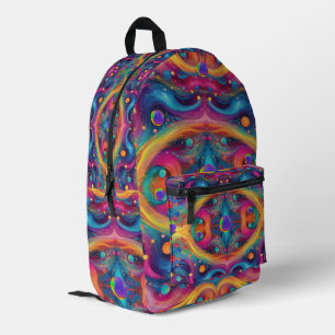 Astrology planet space galaxy universe  printed backpack