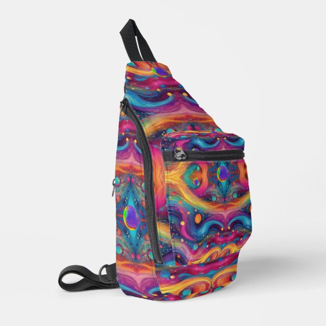 Astrology planet space galaxy universe  sling bag (Left Corner)