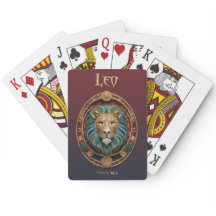 Astrology Playing Cards - Leo Zodiac Sign