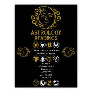 Astrology Reading Poster