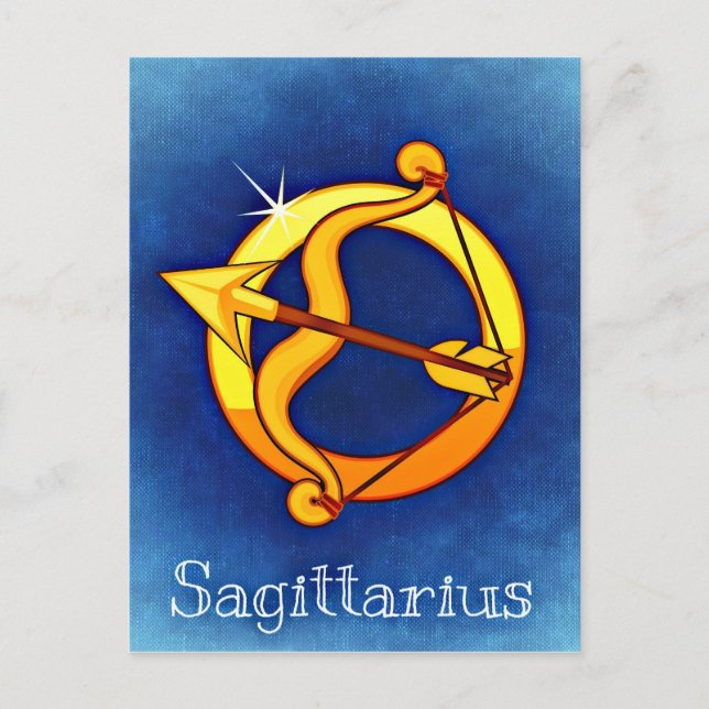 Astrology Sign Sagittarius Postcard (Front)