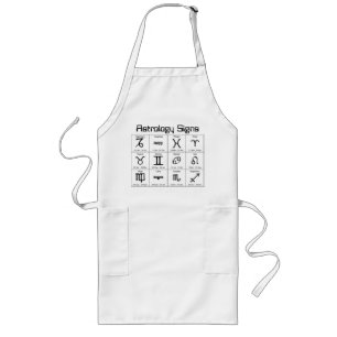 astrology signs apron