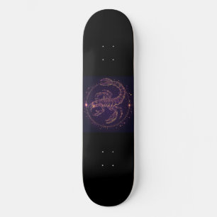 Astrology Skateboard with Scorpio Symbol