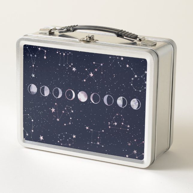Astrology Sky Metal Lunch Box (Front)