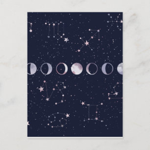 Astrology Sky Postcard