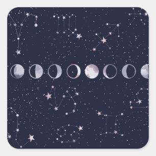 Astrology Sky Square Sticker