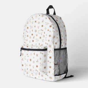 Astrology Star Pattern Printed Backpack