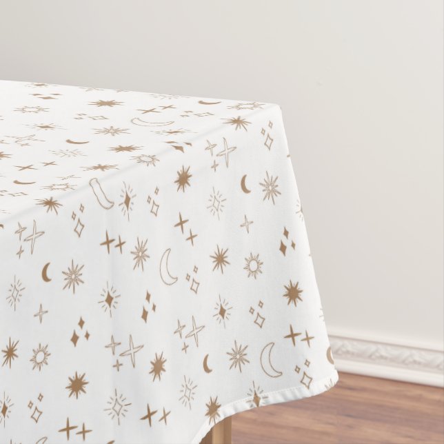 Astrology Star Pattern Tablecloth (In Situ)